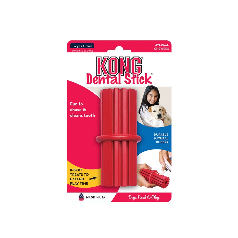 Kong Dental Stick - Large εως 30Kg + Δώρο Λιχουδιές