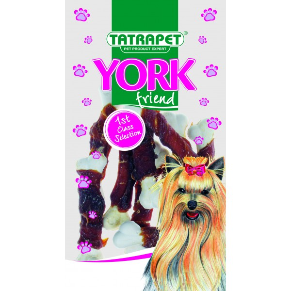 Κόκκαλο Tυλιγμένο Με Κρέας 50g York Friend