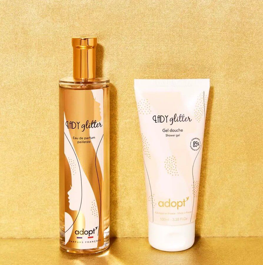 Lady Glitter Gift Box Eau De Parfum 100ml - Shower Gel | Adopt