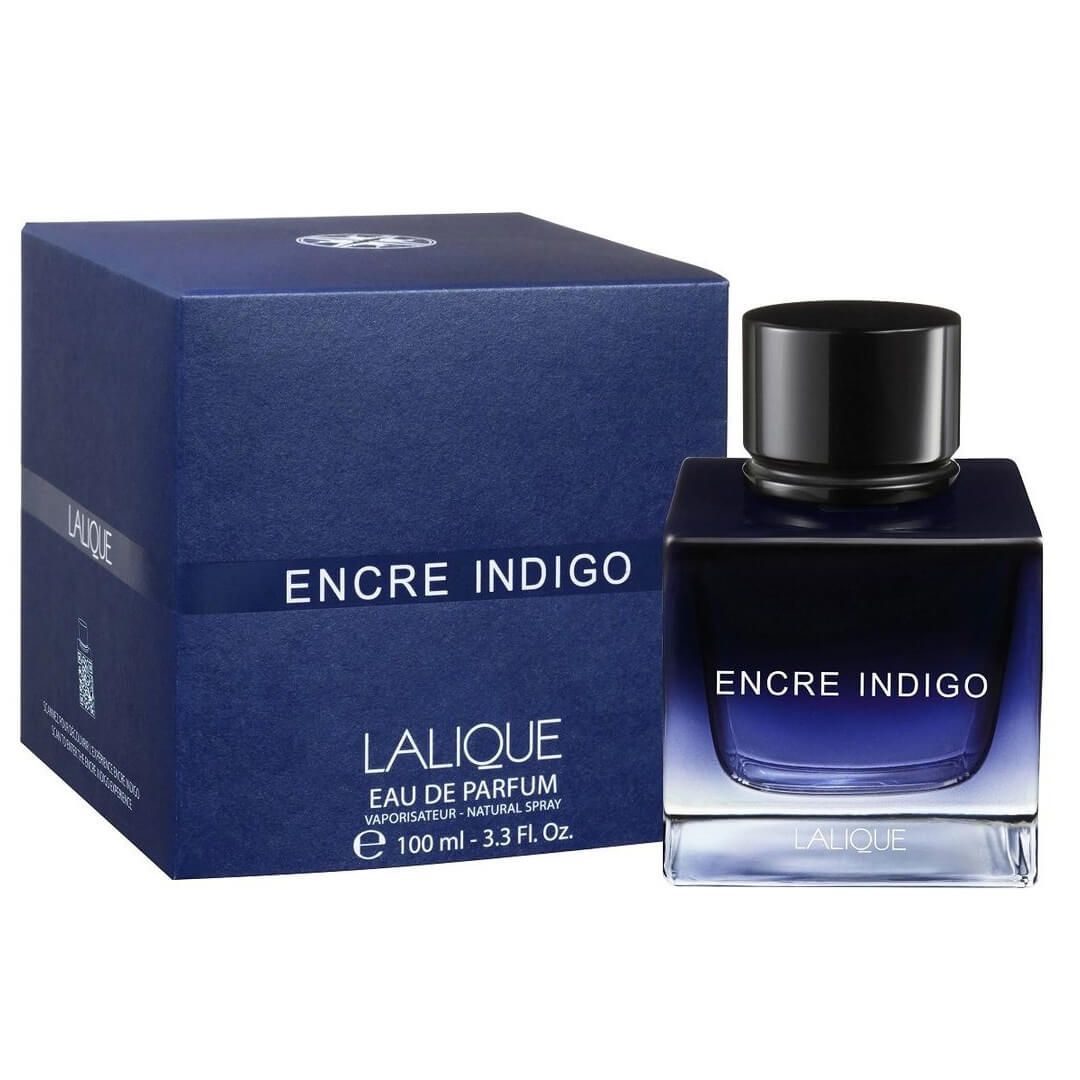 Lalique | Encre Indigo Men Eau De Parfum Spray 100ml | Woody Aromatic Spicy | LAENIN100