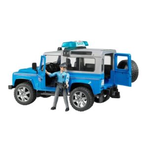 bruder Land Rover Defender Αστυνομικό Όχημα Με Αστυνόμο BR002597