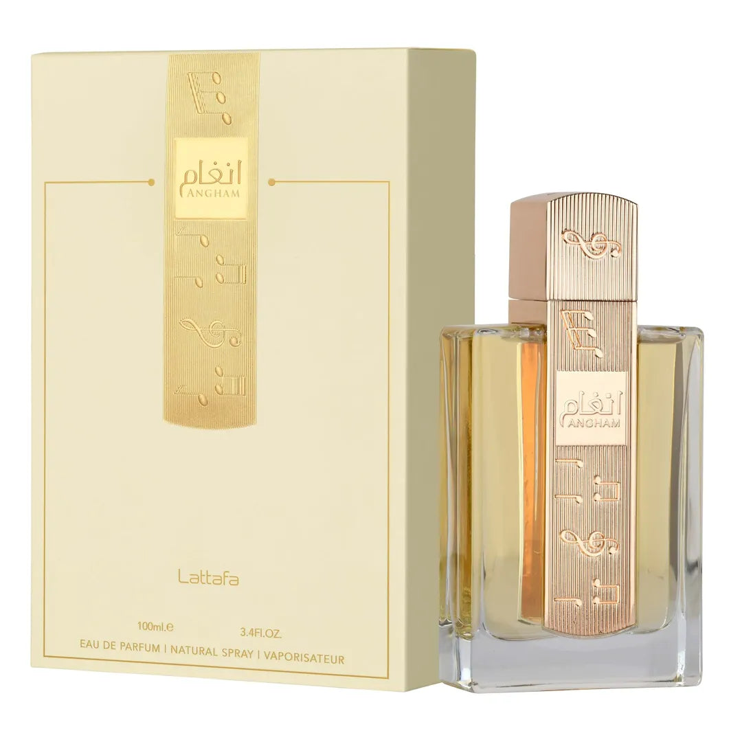 Lattafa | Angham Unisex Eau De Parfum Spray 100ml | Oriental Gourmand | LATANGU100