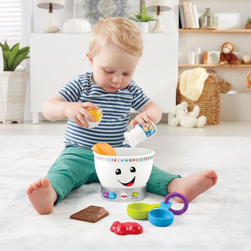 Fisher-Price Laugh And Learn Εκπαιδευτικό Μπολ Ζαχαροπλαστικής GMX47