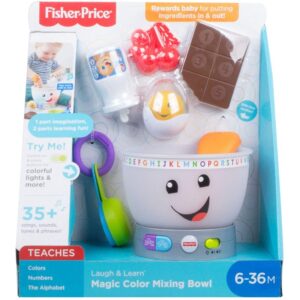 Fisher-Price Laugh And Learn Εκπαιδευτικό Μπολ Ζαχαροπλαστικής GMX47