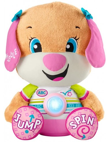 Fisher Price Μεγάλο Εκπαιδευτικό Σκυλάκι Smart Stages So Big Sis Ροζ HCJ38