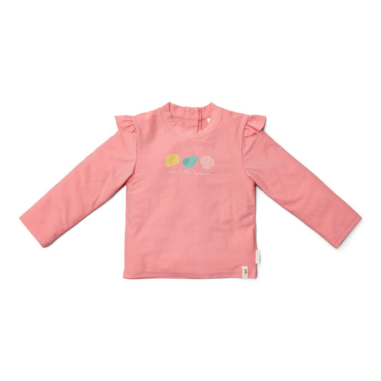 LITTLE DUTCH. Μπλουζάκι μακρυμάνικο με προστασία UV Ocean Treasures Rouge - Νο 86/92