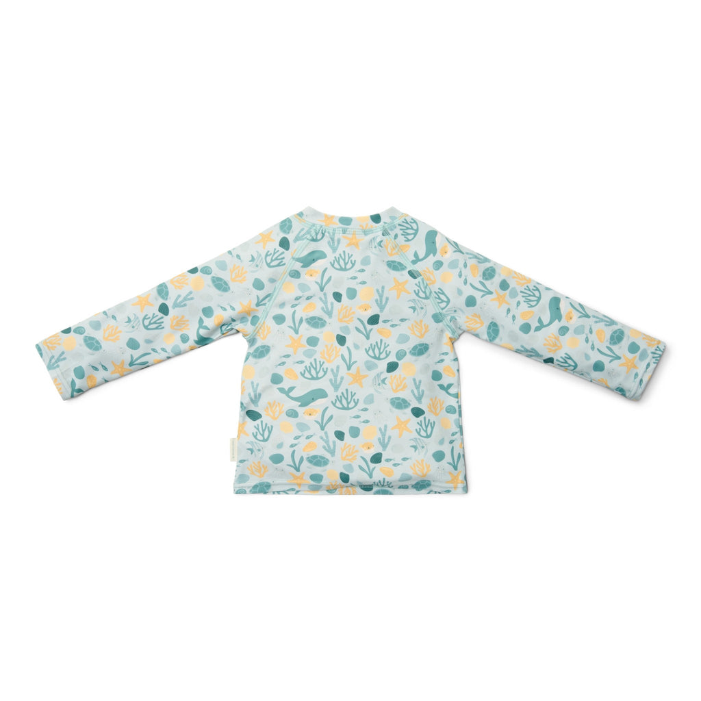LITTLE DUTCH. Μπλουζάκι μακρυμάνικο με προστασία UV Seashells Multi-colour - Νο 86/92