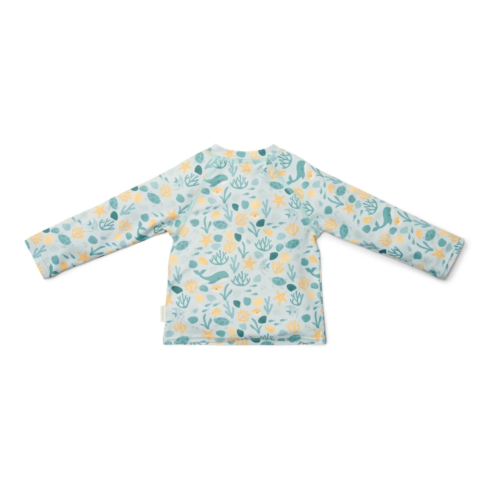 LITTLE DUTCH. Μπλουζάκι μακρυμάνικο με προστασία UV Seashells Multi-colour - Νο 86/92
