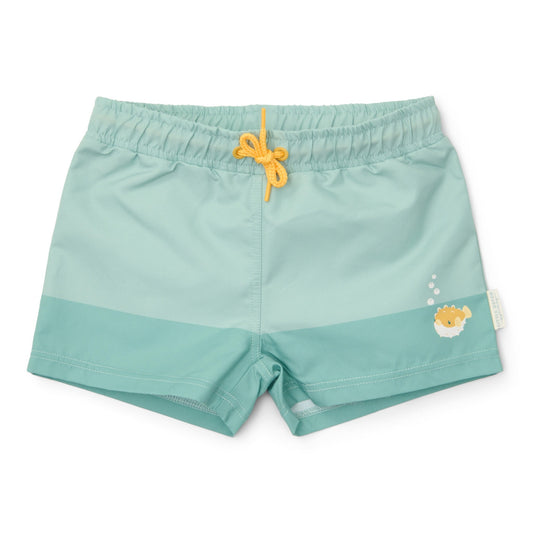 LITTLE DUTCH. Παιδικό μαγιό βερμούδα για αγόρια Seashells Surf Blue - Νο 86/92