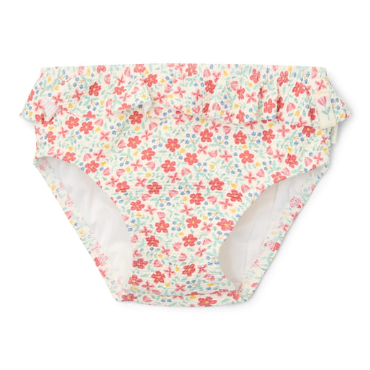 LITTLE DUTCH. Παιδικό μαγιό μπικίνι με βολάν Sunny Flowers Multi-colour - Νο 74/80