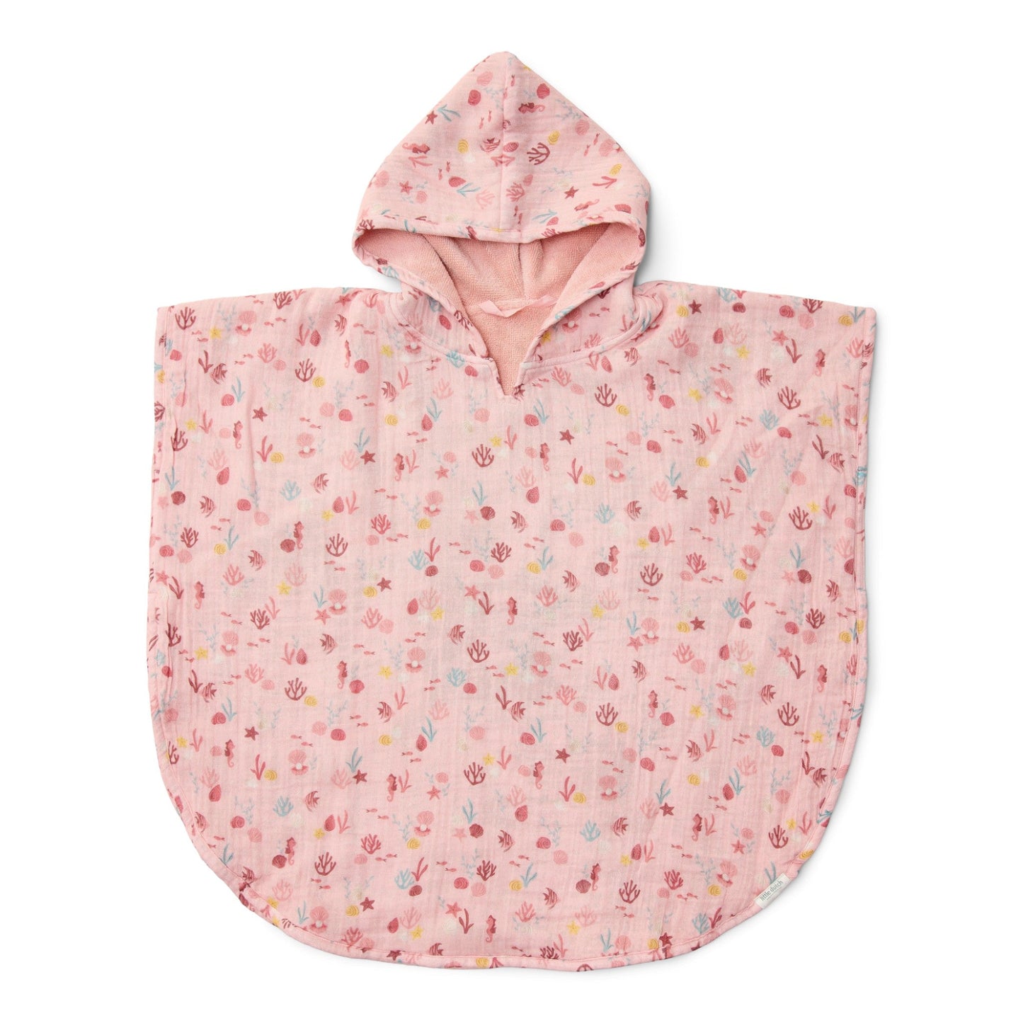 LITTLE DUTCH. Παιδικό πόντσο Ocean Treasures Multi-colour
