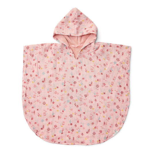 LITTLE DUTCH. Παιδικό πόντσο Ocean Treasures Multi-colour