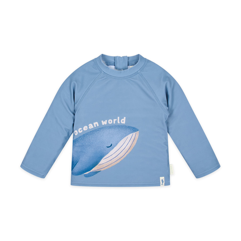 LITTLE DUTCH. Μπλουζάκι μακρυμάνικο με προστασία UV Ocean Blue  New- Νο 74/80