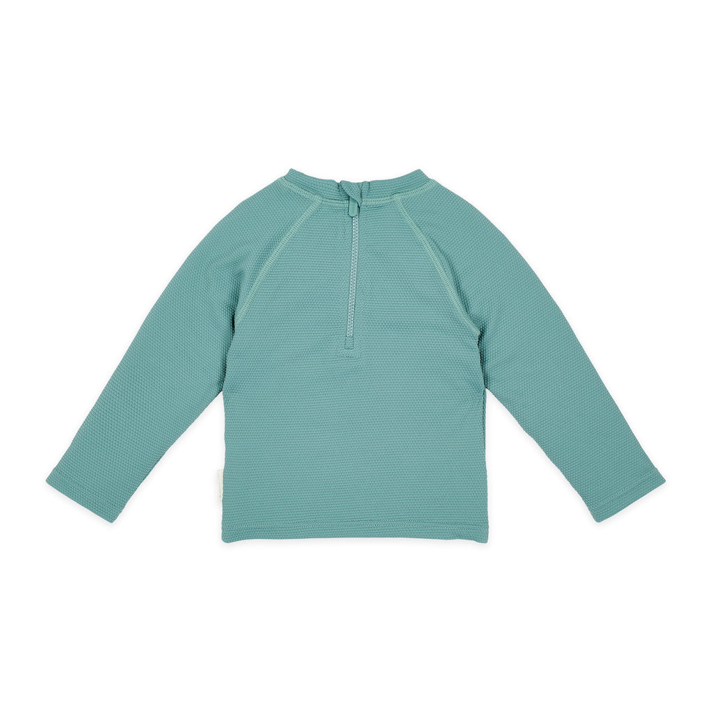 LITTLE DUTCH. Μπλουζάκι μακρυμάνικο με προστασία UV Ocean Green - Νο 74/80