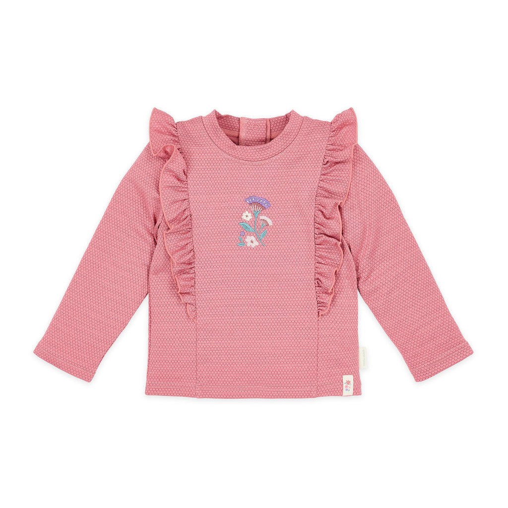 LITTLE DUTCH. Μπλουζάκι μακρυμάνικο με προστασία UV Dreamy Pink Sparkle - Νο 86/92