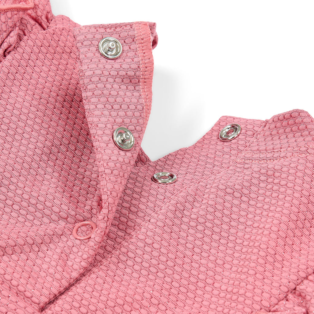 LITTLE DUTCH. Μπλουζάκι μακρυμάνικο με προστασία UV Dreamy Pink Sparkle - Νο 86/92