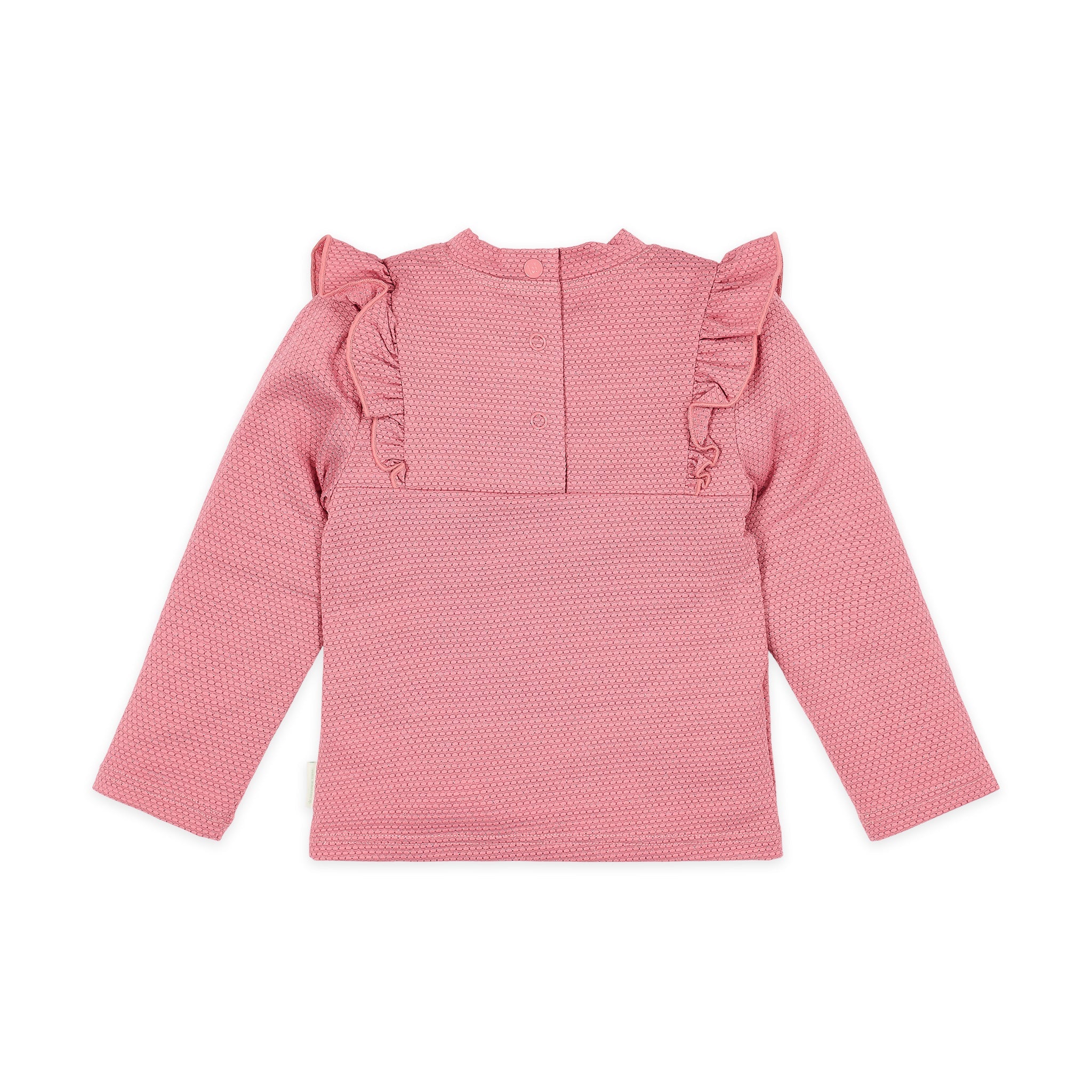 LITTLE DUTCH. Μπλουζάκι μακρυμάνικο με προστασία UV Dreamy Pink Sparkle - Νο 98/104