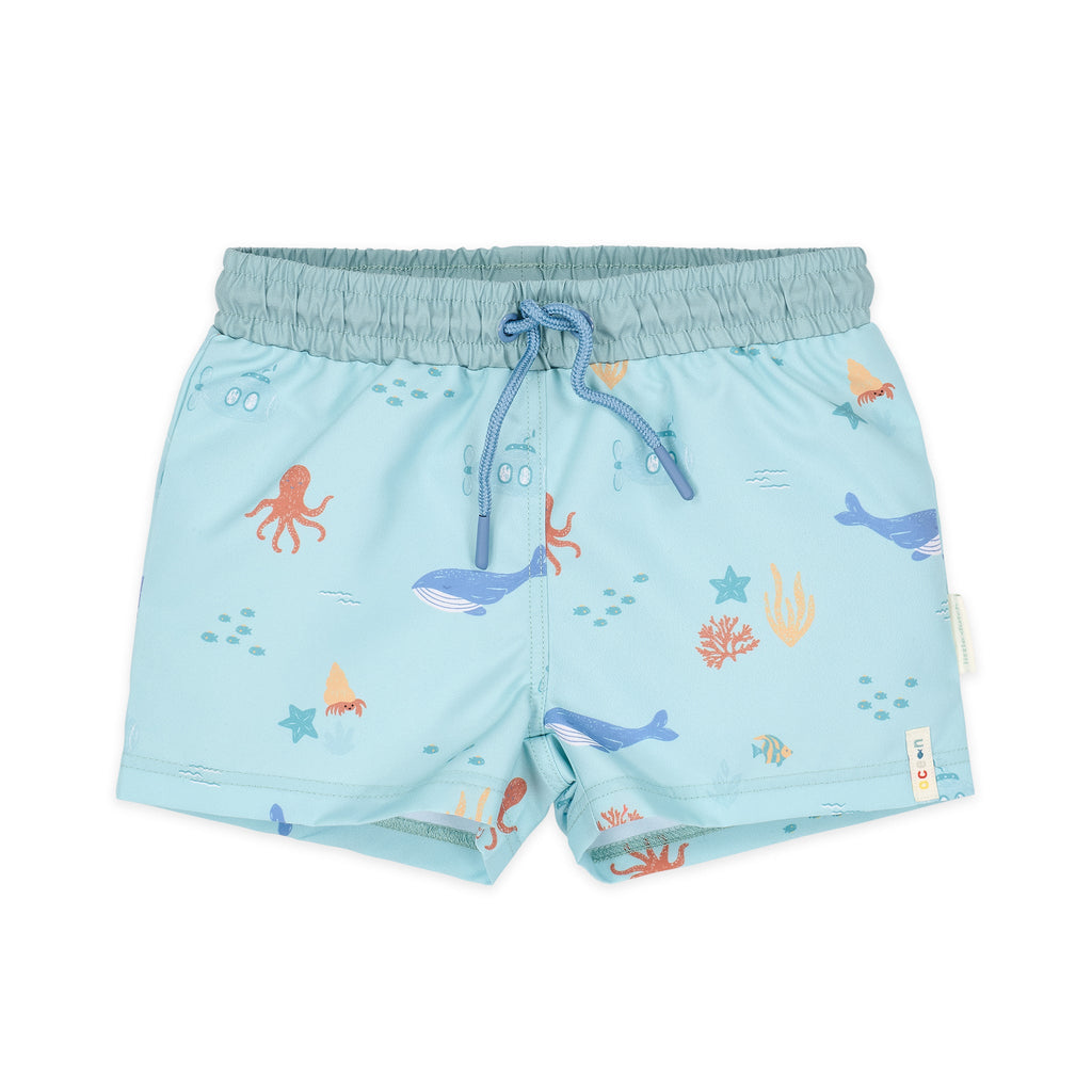 LITTLE DUTCH. Παιδικό μαγιό βερμούδα για αγόρια Ocean Friends - Νο 74/80