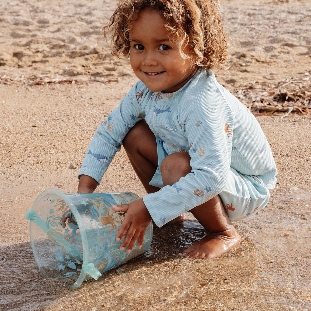 LITTLE DUTCH. Παιδικό μαγιό βερμούδα για αγόρια Ocean Friends - Νο 74/80