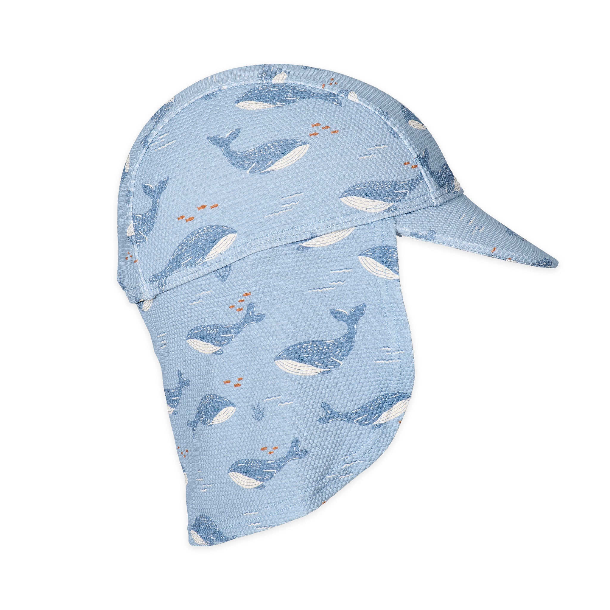 LITTLE DUTCH. Παιδικό καπέλο ήλιου Ocean Splash - Νο 3 (48,5-50εκ.)