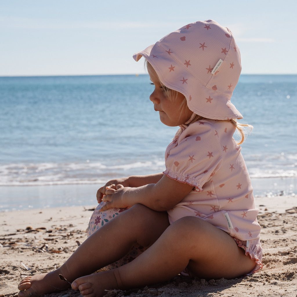 LITTLE DUTCH. Παιδικό καπέλο ήλιου Dreamy Seashells - Νο 1 (41-45εκ.)