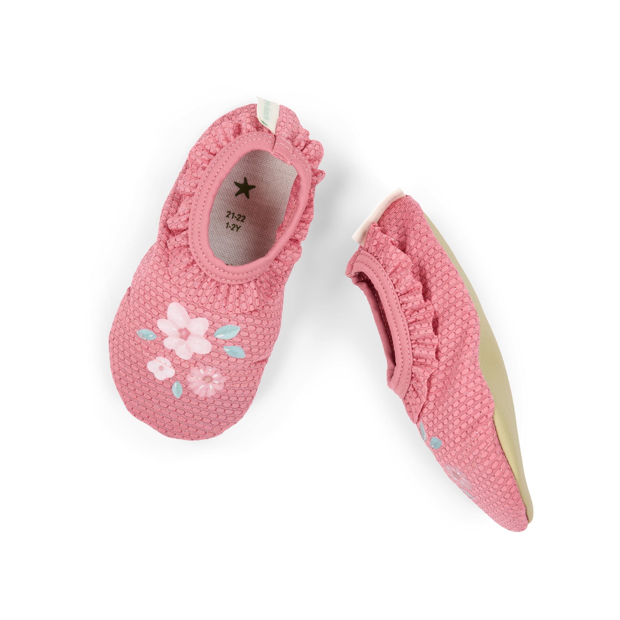 LITTLE DUTCH. Παιδικά παπουτσάκια θαλάσσης Dreamy Pink Rose - Νο 23-24