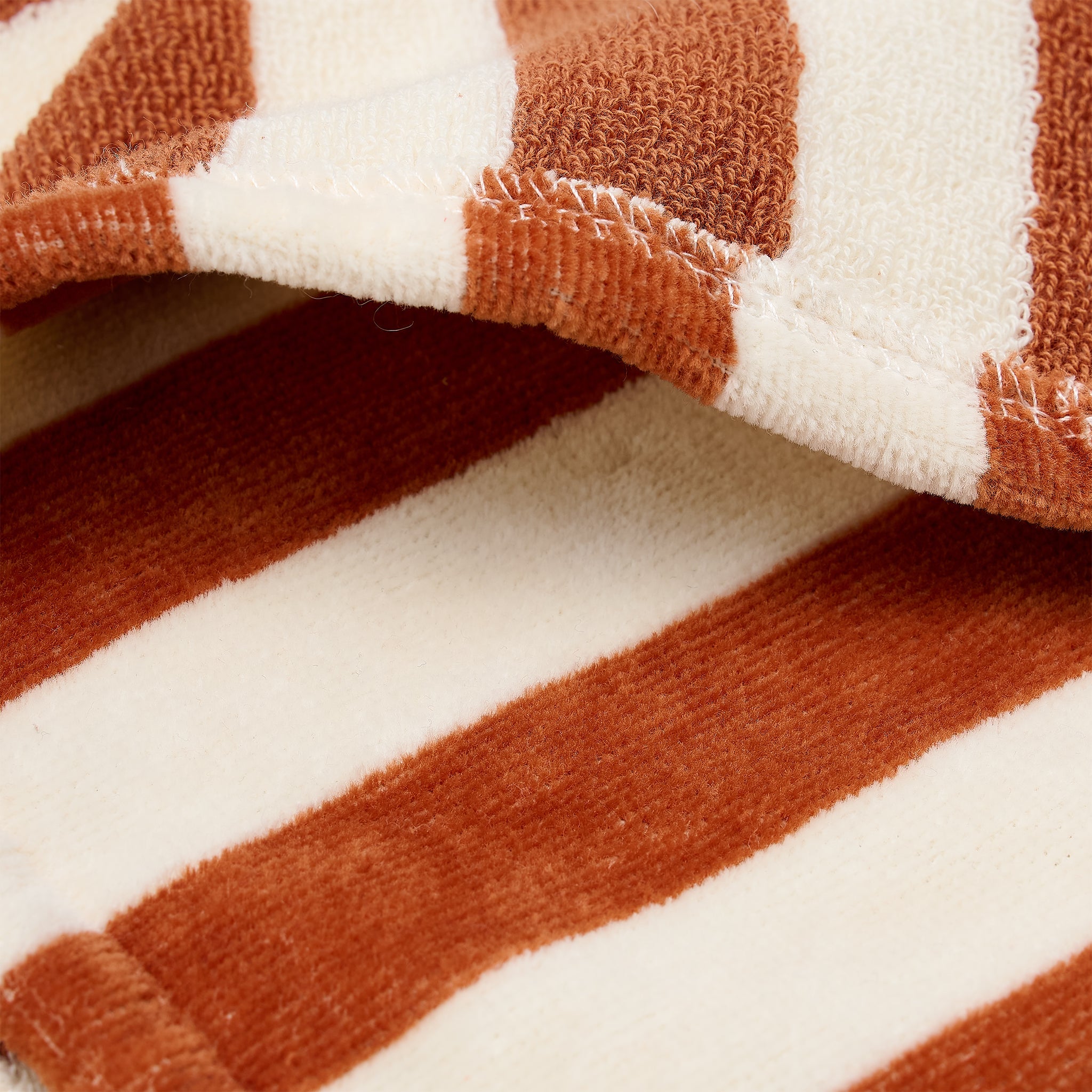 LITTLE DUTCH. Παιδικό πόντσο Ocean World Brown Stripe - One size