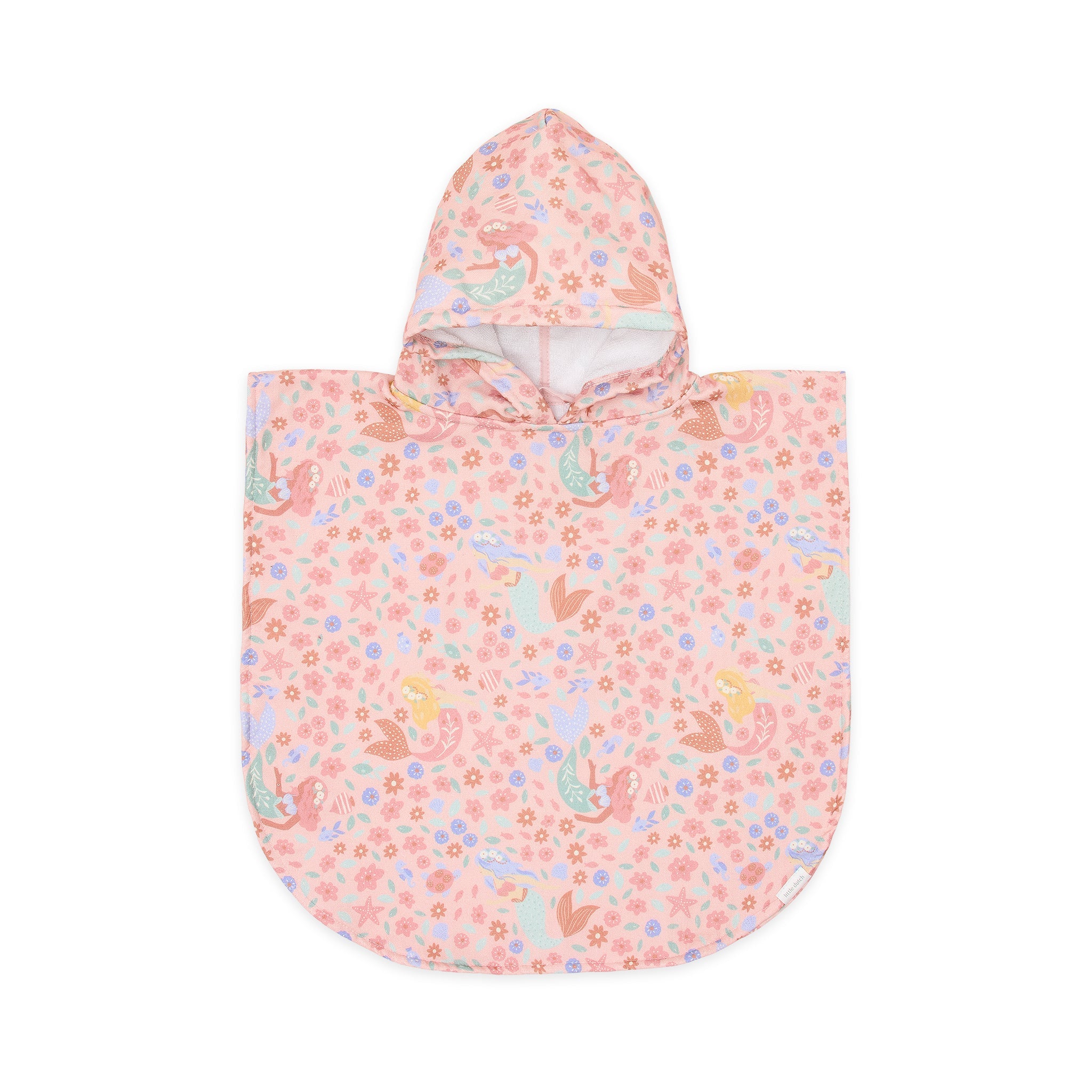 LITTLE DUTCH. Παιδικό πόντσο Dreamy Mermaid Multicolour - One size