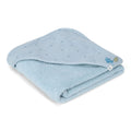 LITTLE DUTCH. Μπουρνουζοπετσέτα Pure Denim Blue 75x75