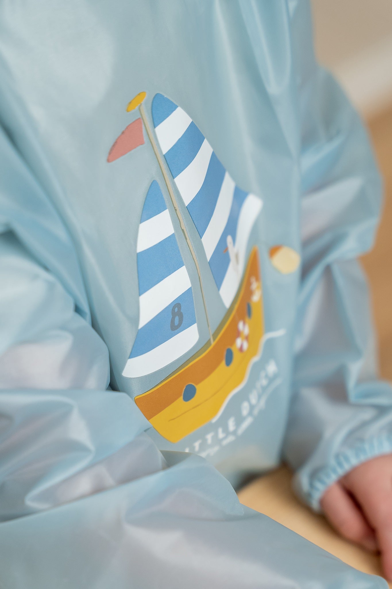 LITTLE DUTCH. Μπλουζάκι-ποδιά ζωγραφικής Sailors Bay