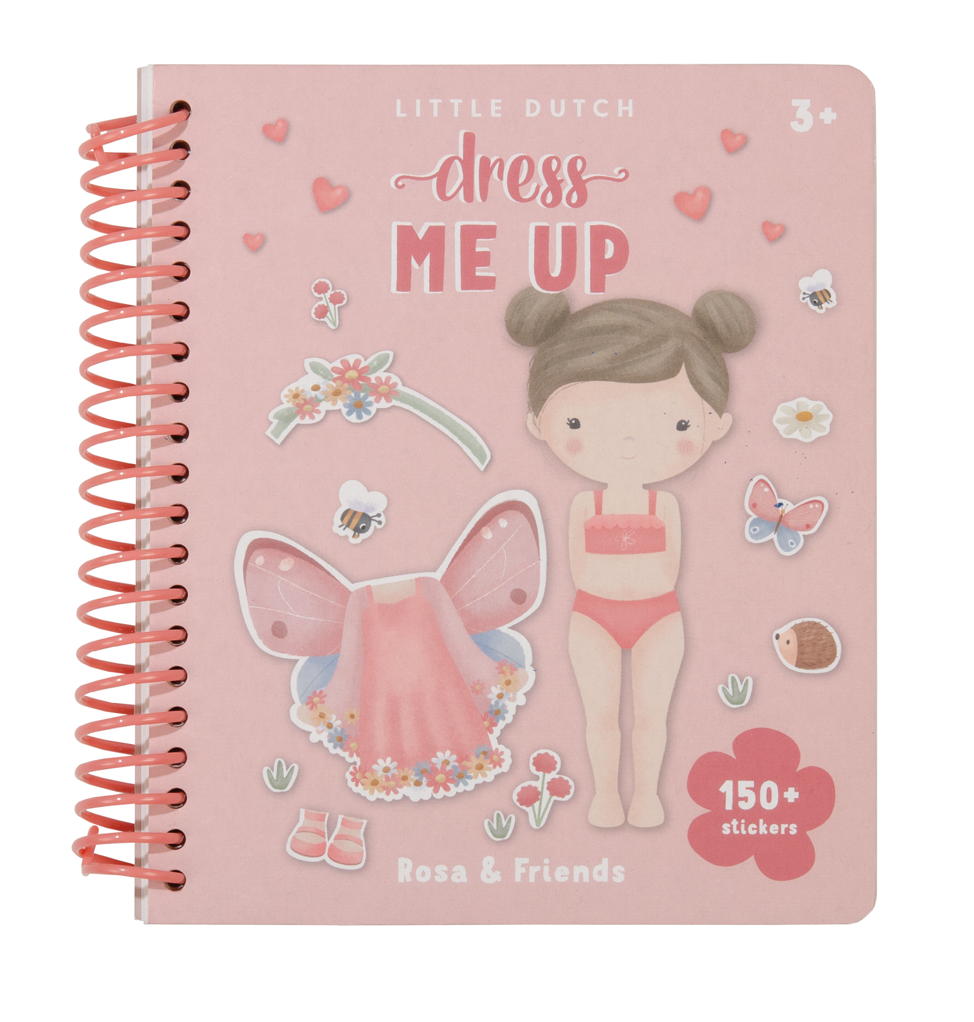LITTLE DUTCH. Βιβλιαράκι Dress me up Rosa &amp; Friends