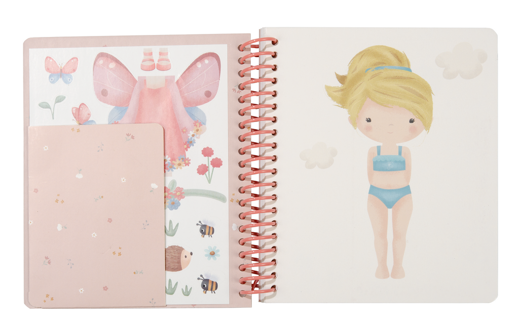 LITTLE DUTCH. Βιβλιαράκι Dress me up Rosa &amp; Friends