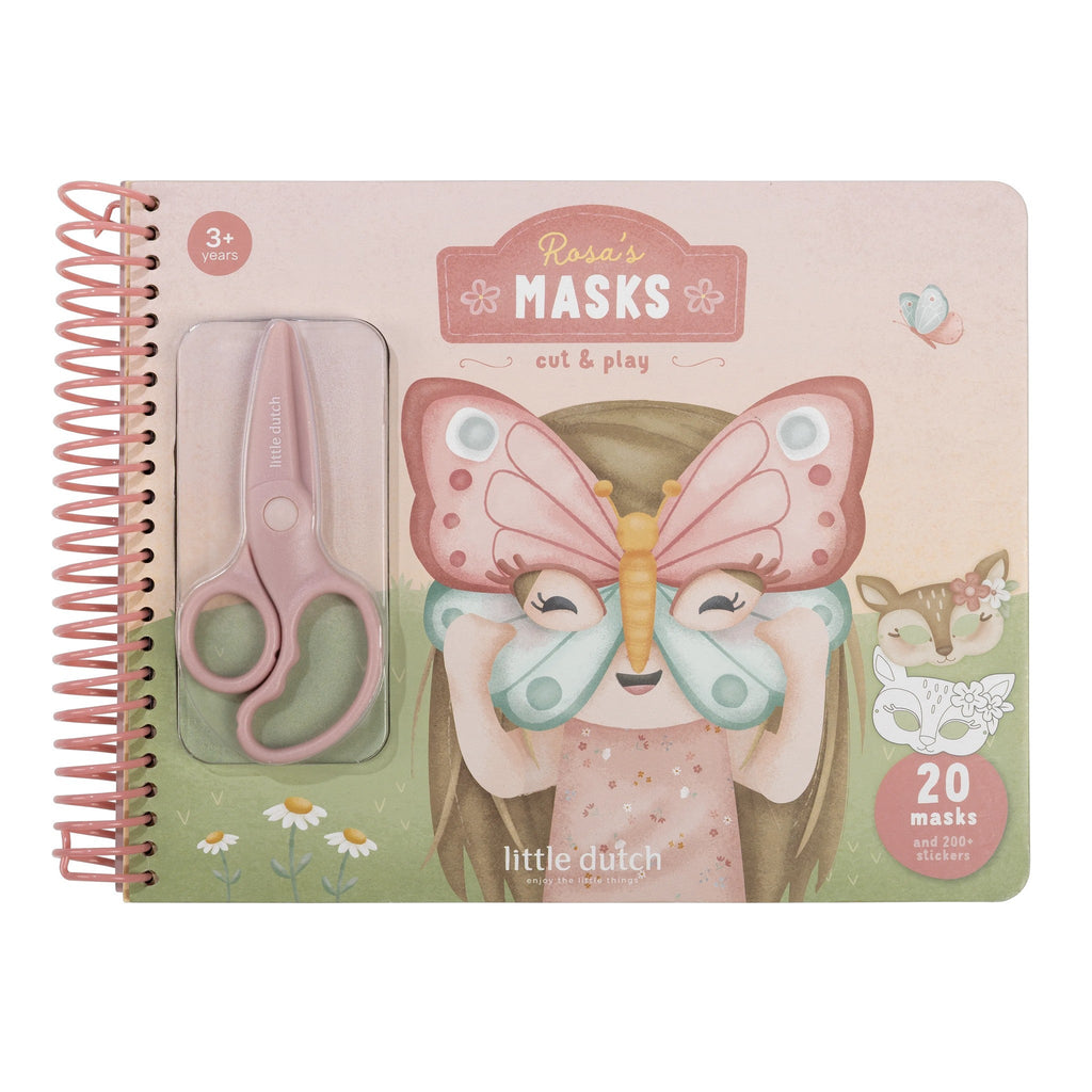 LITTLE DUTCH. Μεγάλο σετ ζωγραφικής - κατασκευών σε κουτί Rosa
