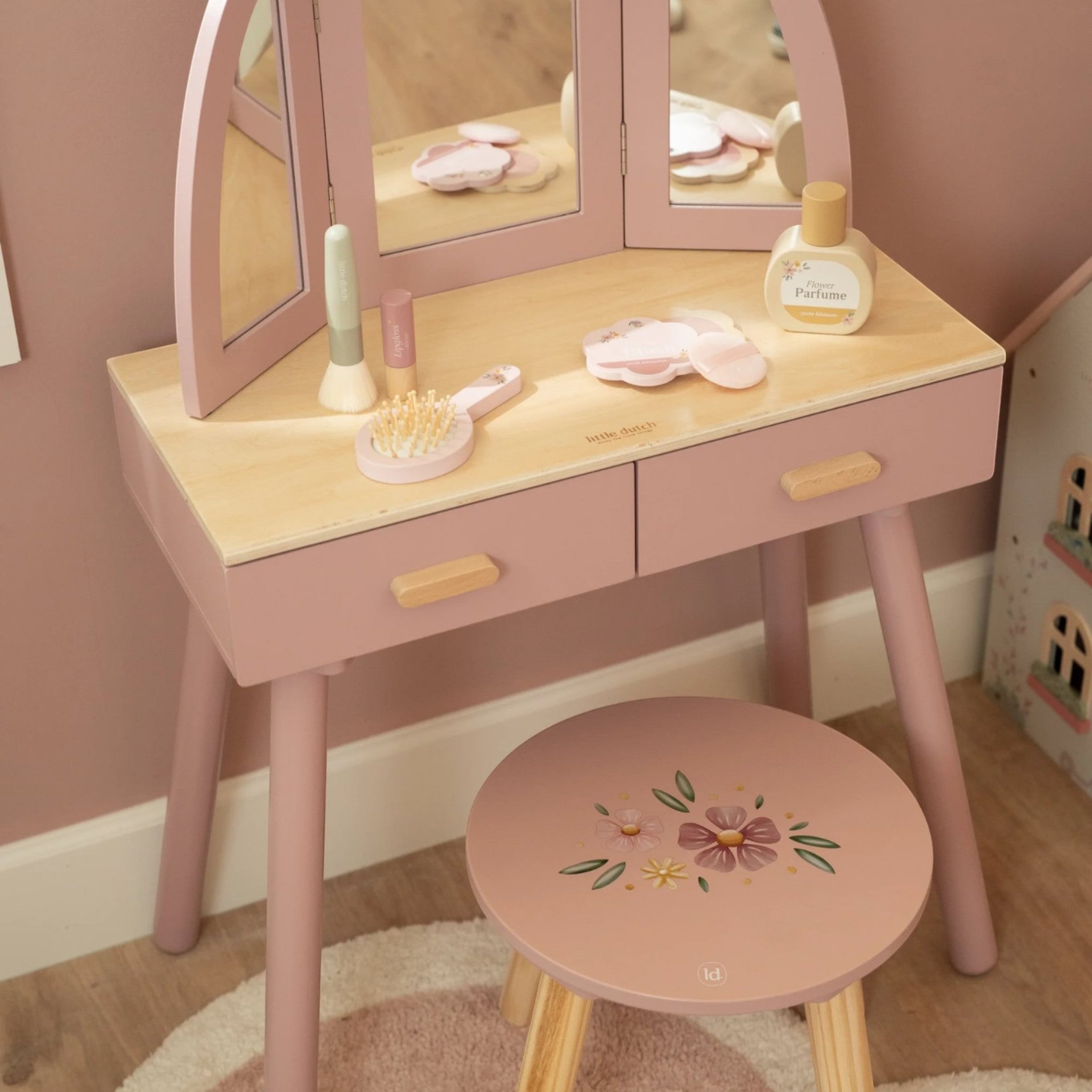 LITTLE DUTCH. Boudoir με ξύλινα αξεσουάρ μεγάλο FSC