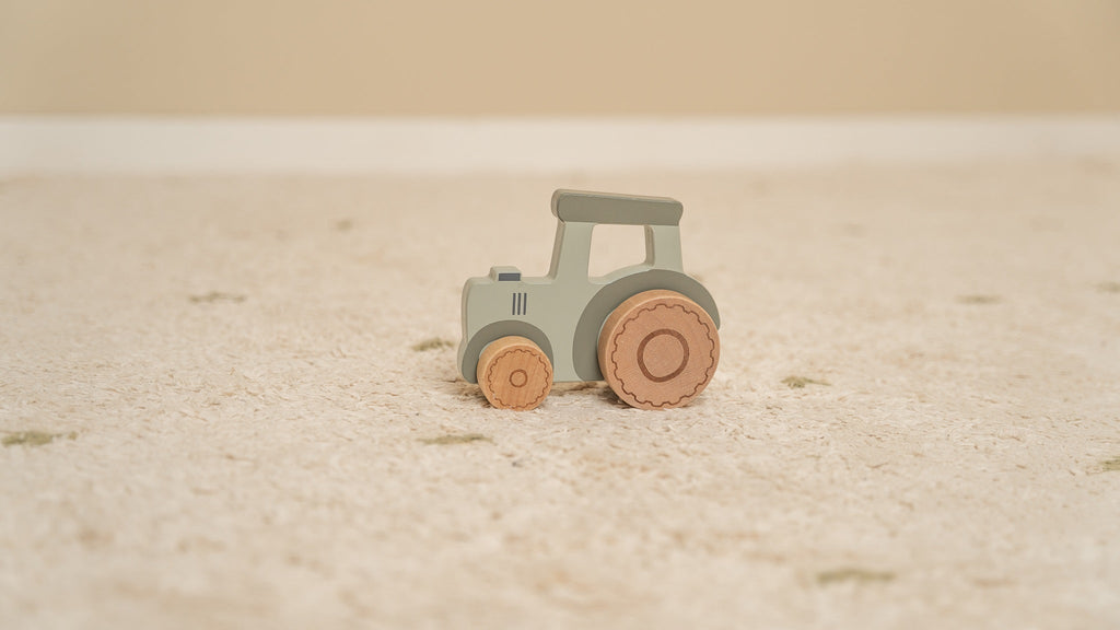 LITTLE DUTCH. Ξύλινο αυτοκινητάκι τρακτέρ Little Farm FSC