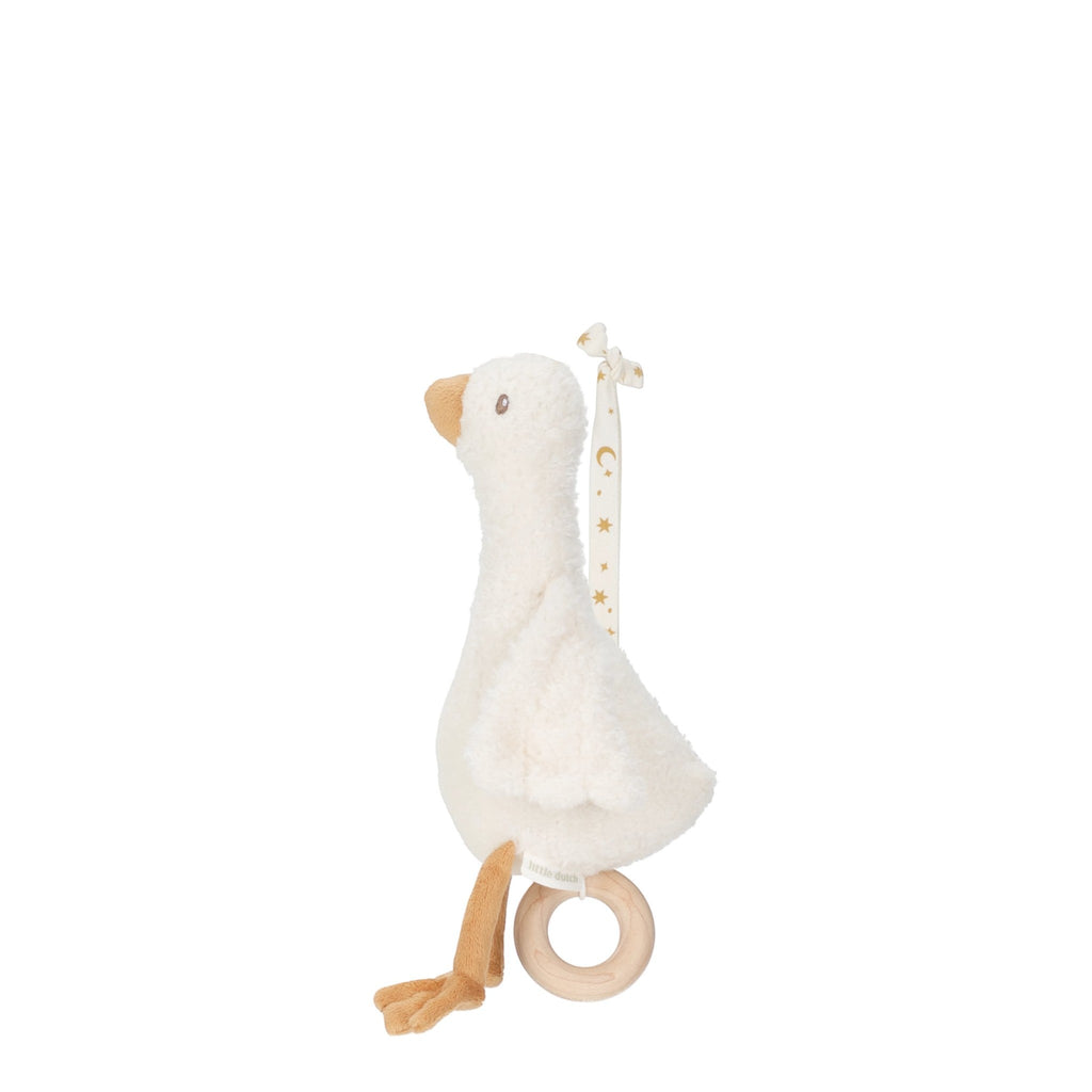 LITTLE DUTCH. Υφασμάτινο μουσικό κουκλάκι Little Goose GRS