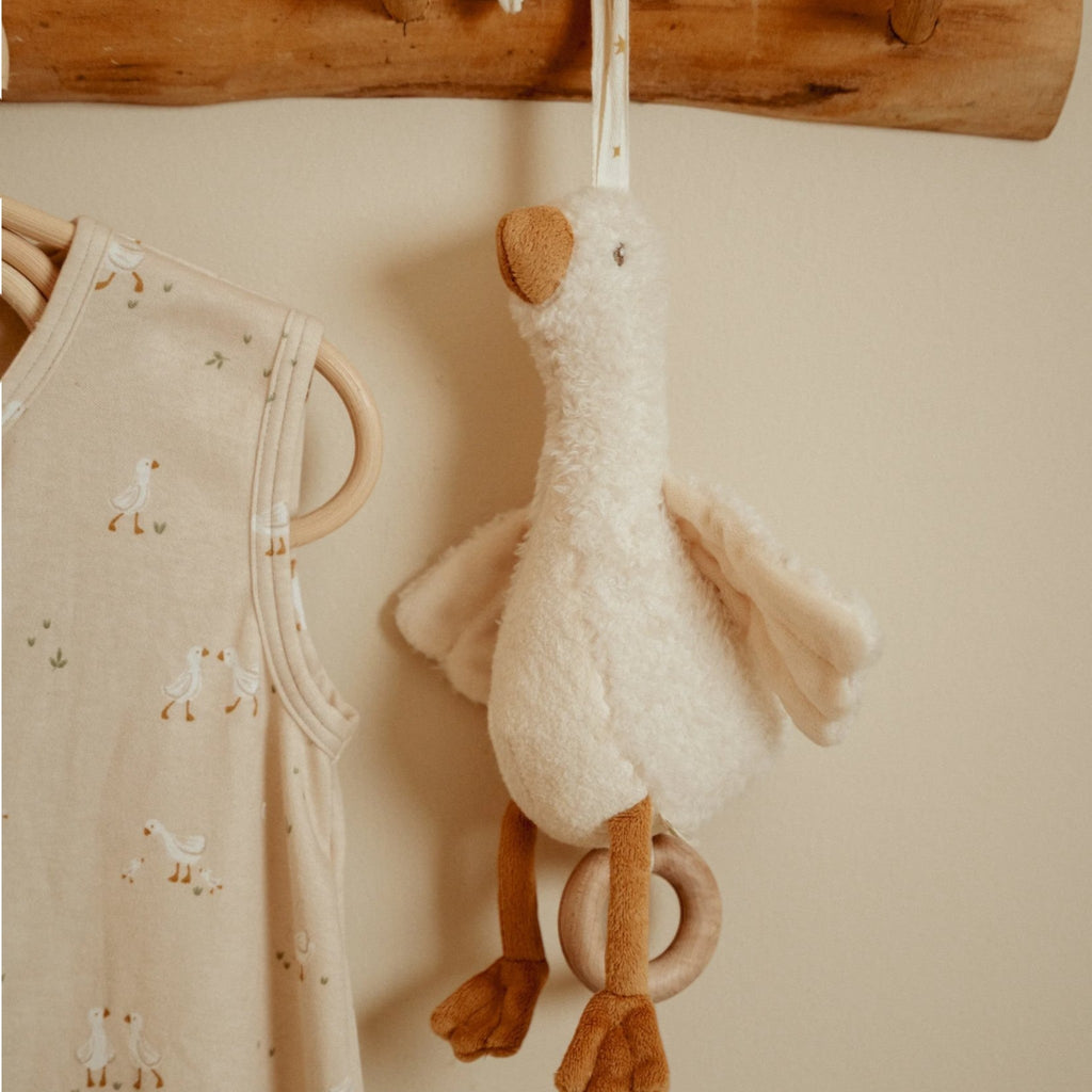LITTLE DUTCH. Υφασμάτινο μουσικό κουκλάκι Little Goose GRS