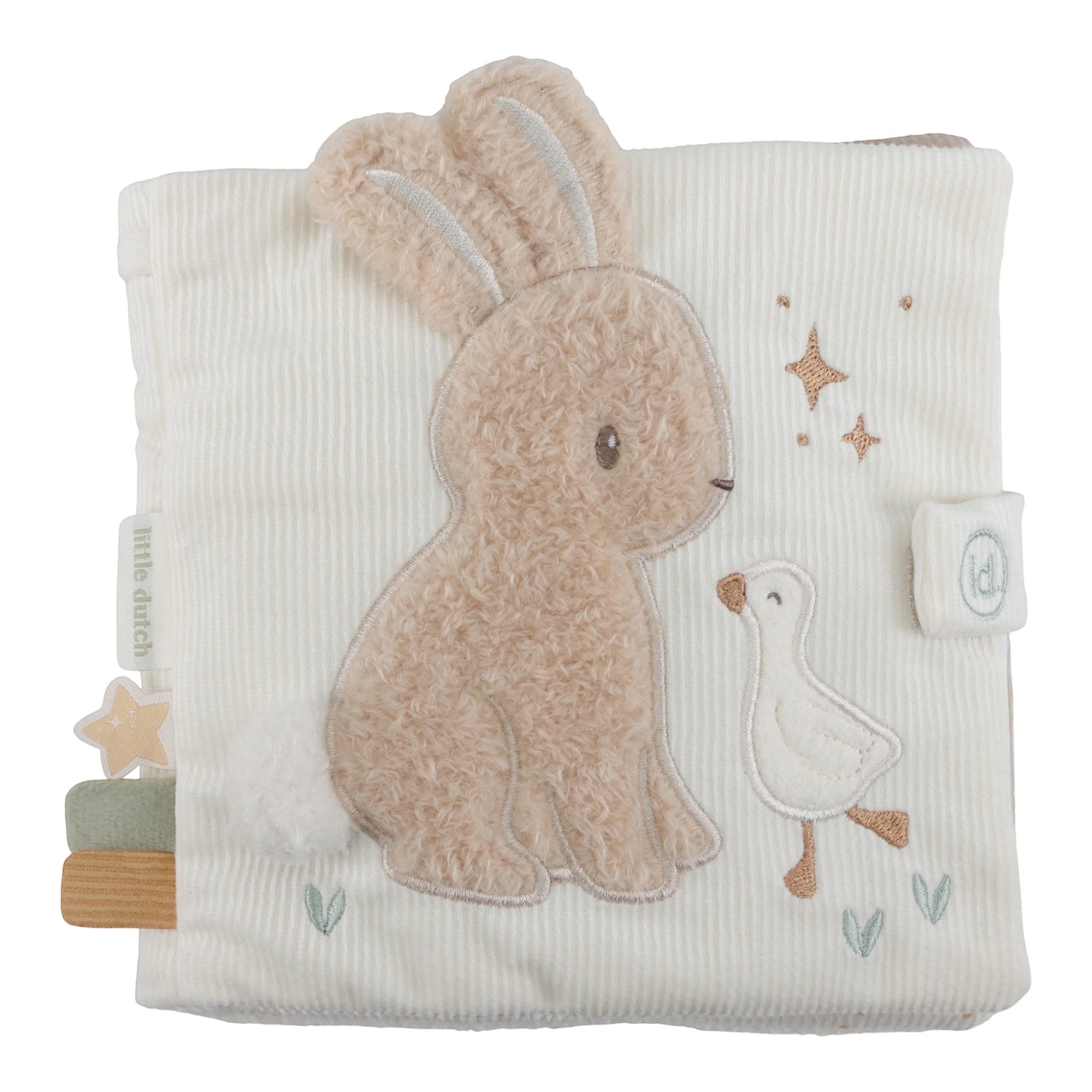 LITTLE DUTCH. Υφασμάτινο βιβλιαράκι δραστηριοτήτων Newborn Naturals GRS