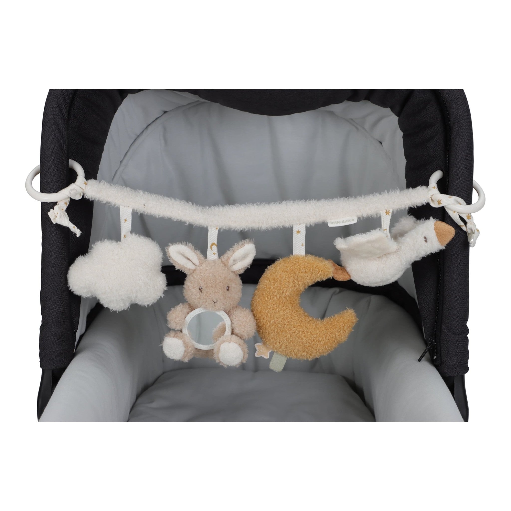 LITTLE DUTCH. Υφασμάτινη γιρλάντα για καρότσι Newborn Naturals GRS