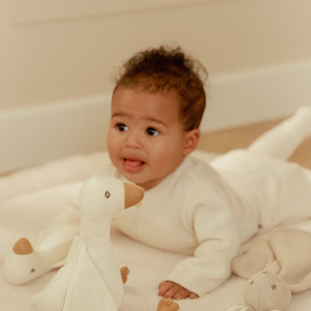 LITTLE DUTCH. Πλεκτό σετ δώρου Newborn Naturals GRS