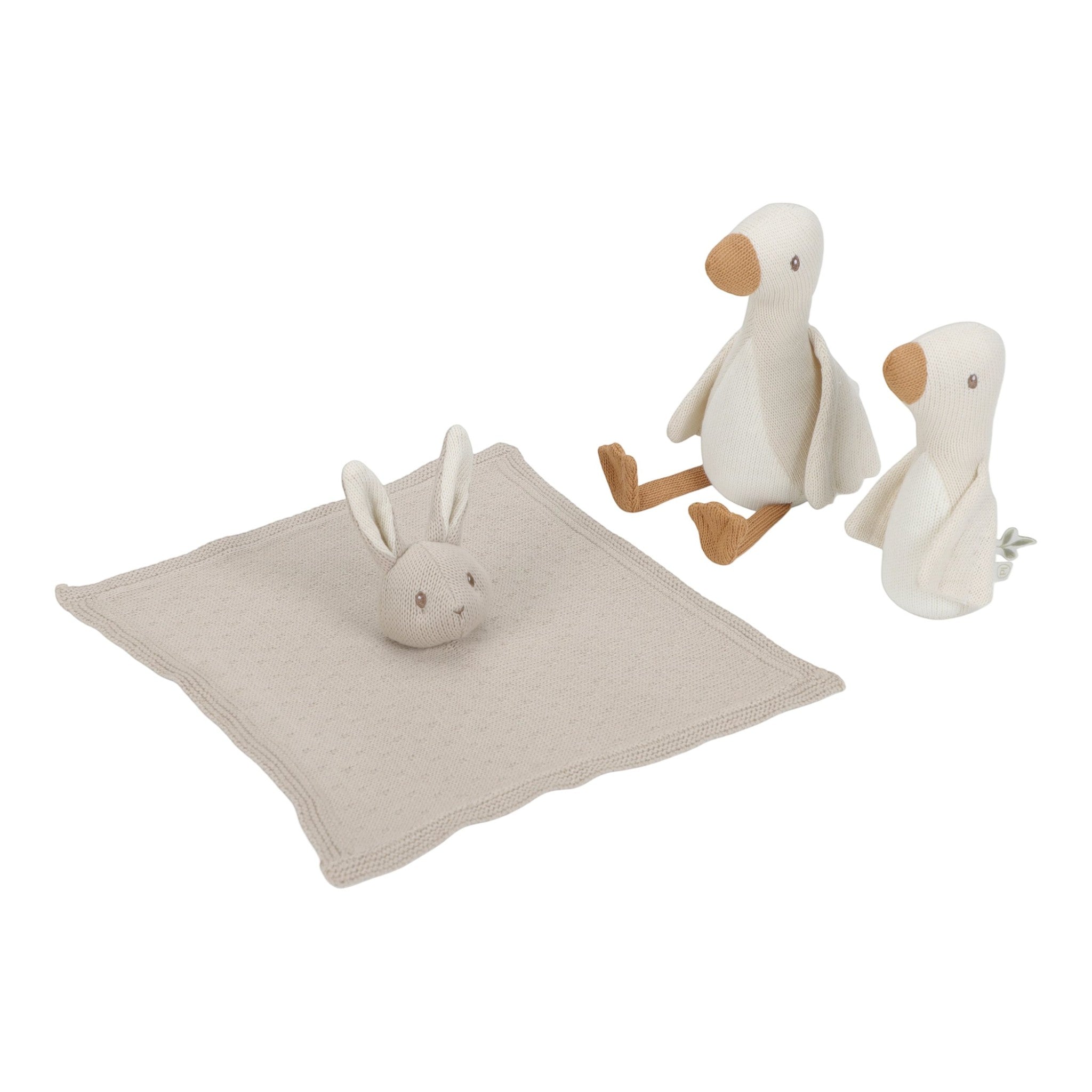 LITTLE DUTCH. Πλεκτό σετ δώρου Newborn Naturals GRS