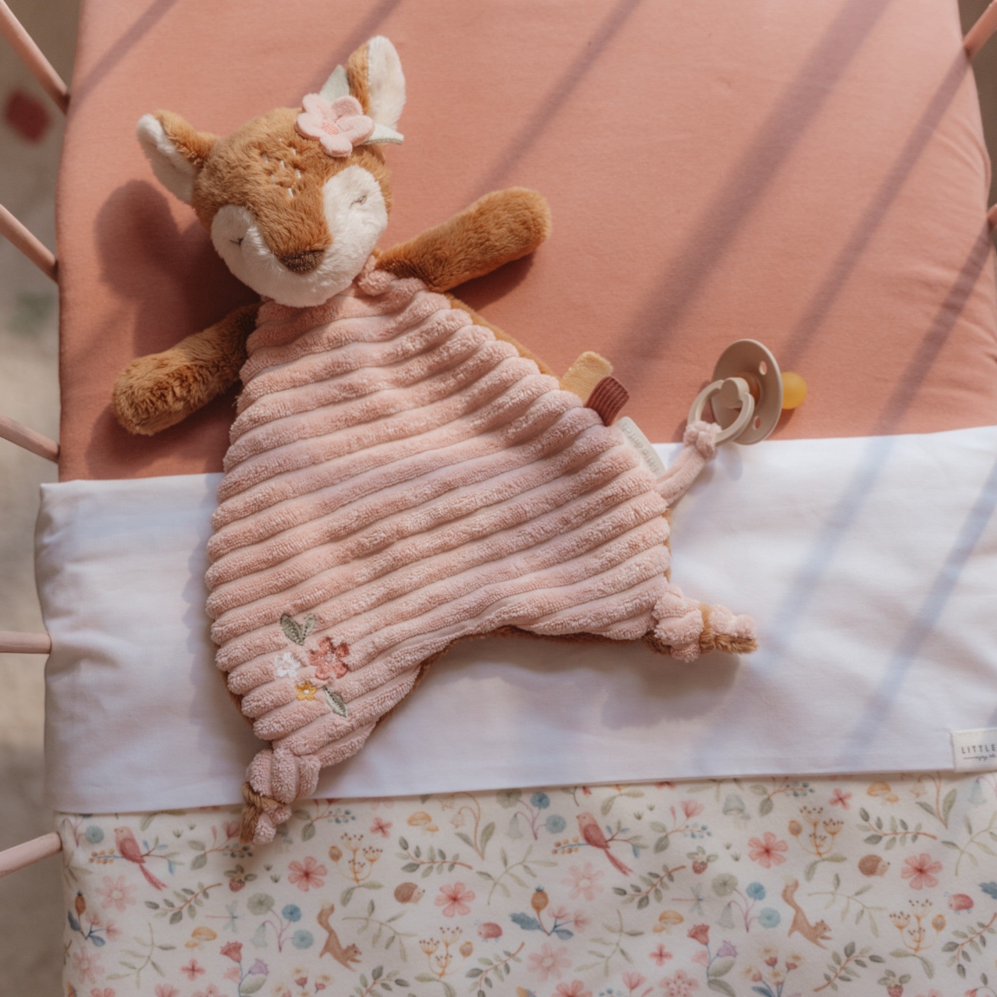 LITTLE DUTCH. Υφασμάτινο ανάγλυφο ντουντού ελαφάκι Fairy Garden GR