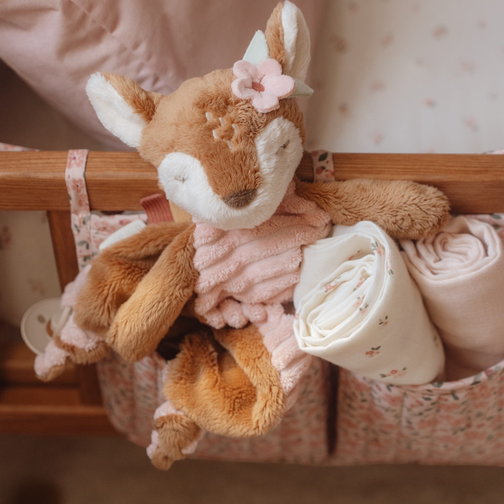 LITTLE DUTCH. Υφασμάτινο ανάγλυφο ντουντού ελαφάκι Fairy Garden GR