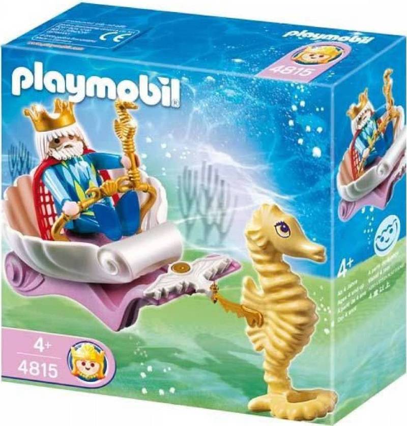Playmobil Princess Βασιλιάς Ποσειδώνας & Θαλάσσια Άμαξα με Ιππόκαμπο 4815
