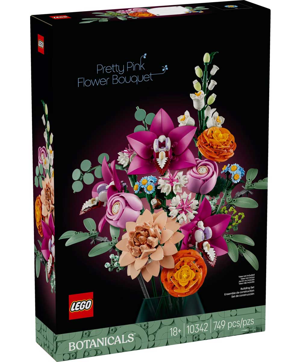LEGO 10342 - LEGO BOTANICALS - Pretty Pink Flower Bouquet
