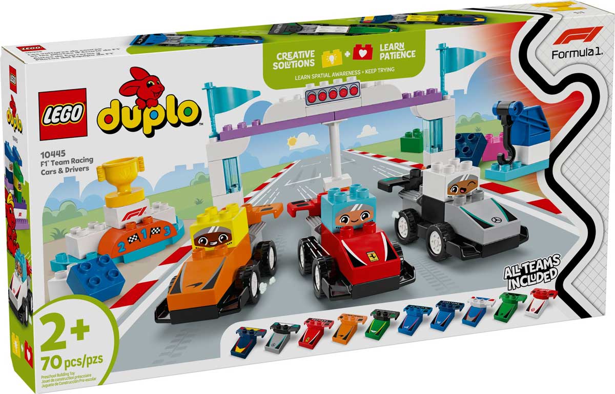 LEGO 10445 - LEGO DUPLO - F1® Team Racing Cars & Drivers