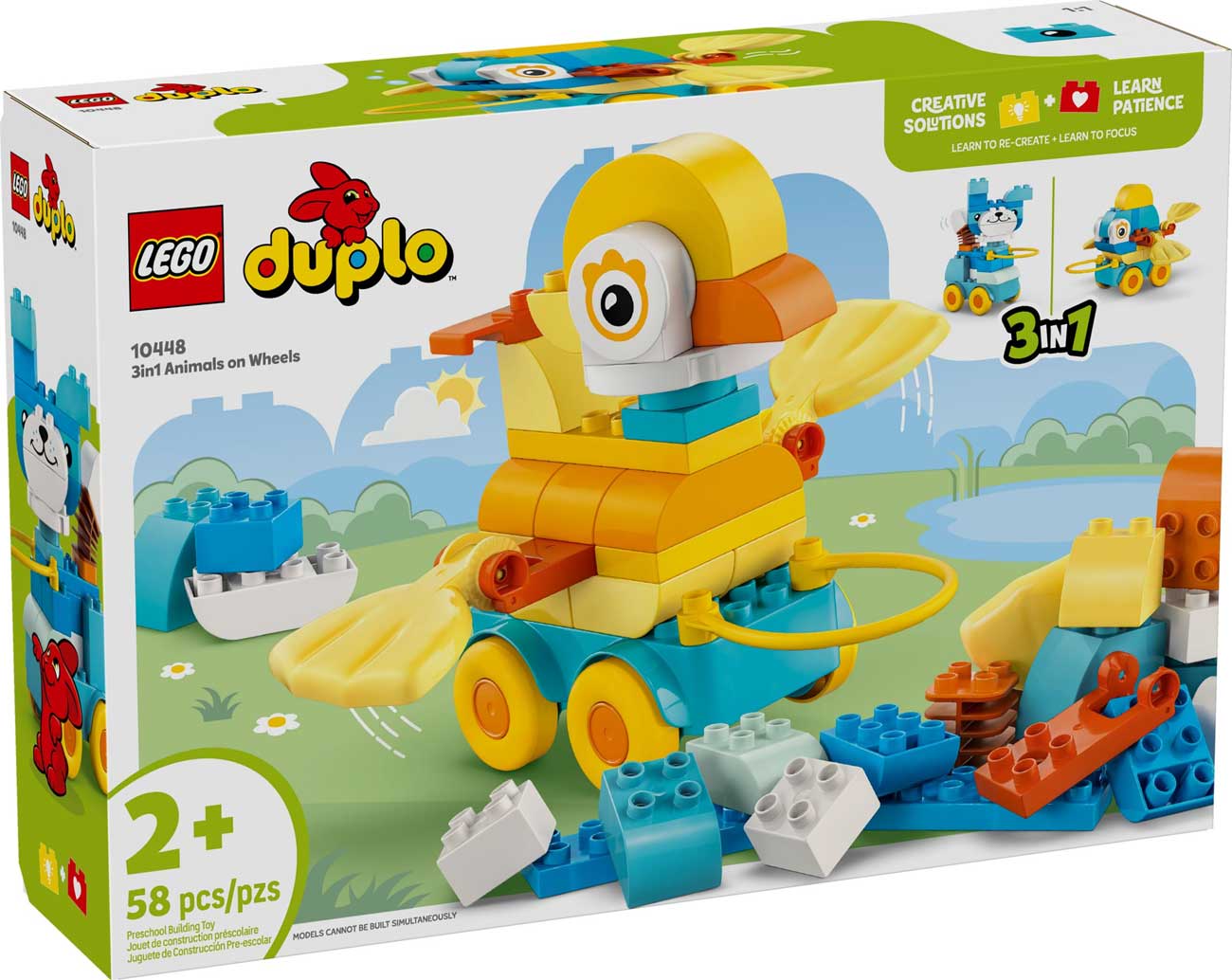 LEGO 10448 - LEGO DUPLO - 3in1 Animals on Wheels