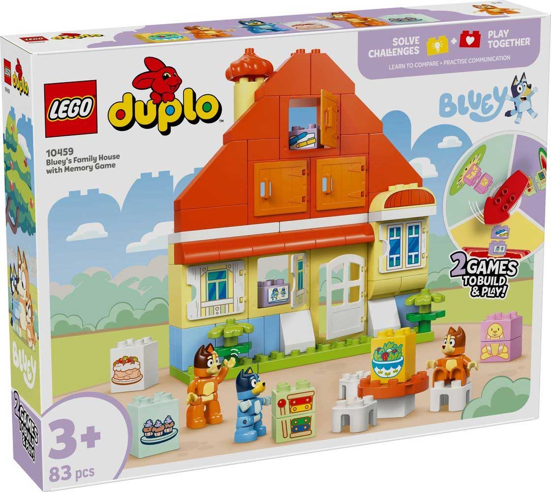 LEGO 10459 - LEGO DUPLO - Bluey's Family House with Memory Game