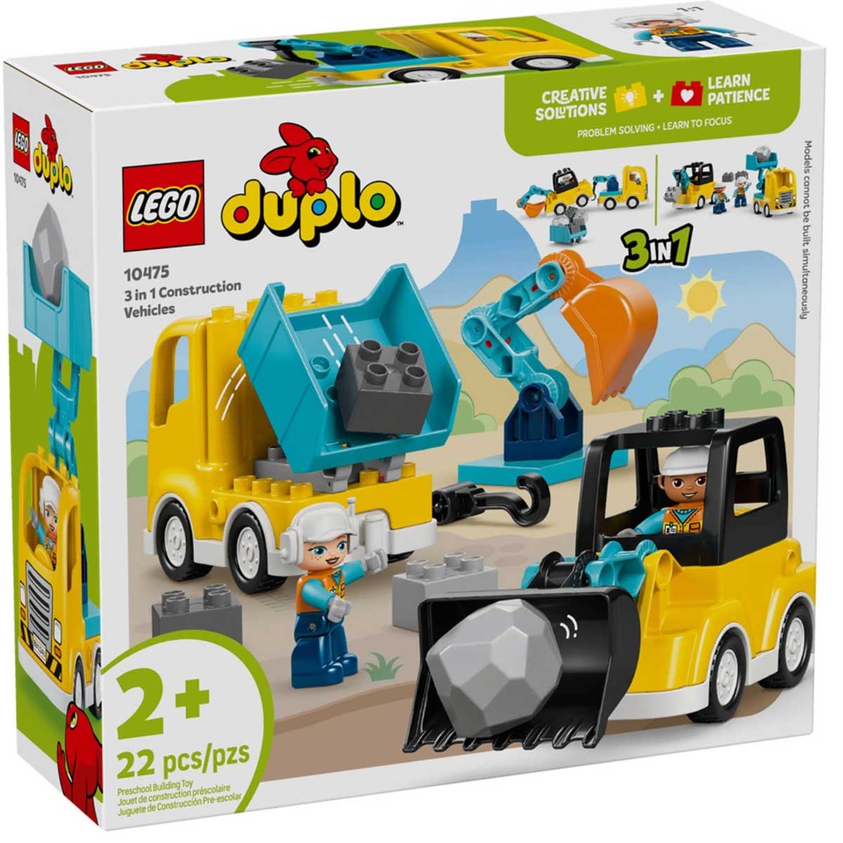 LEGO 10475 - LEGO DUPLO - 3 in 1 Construction Vehicles