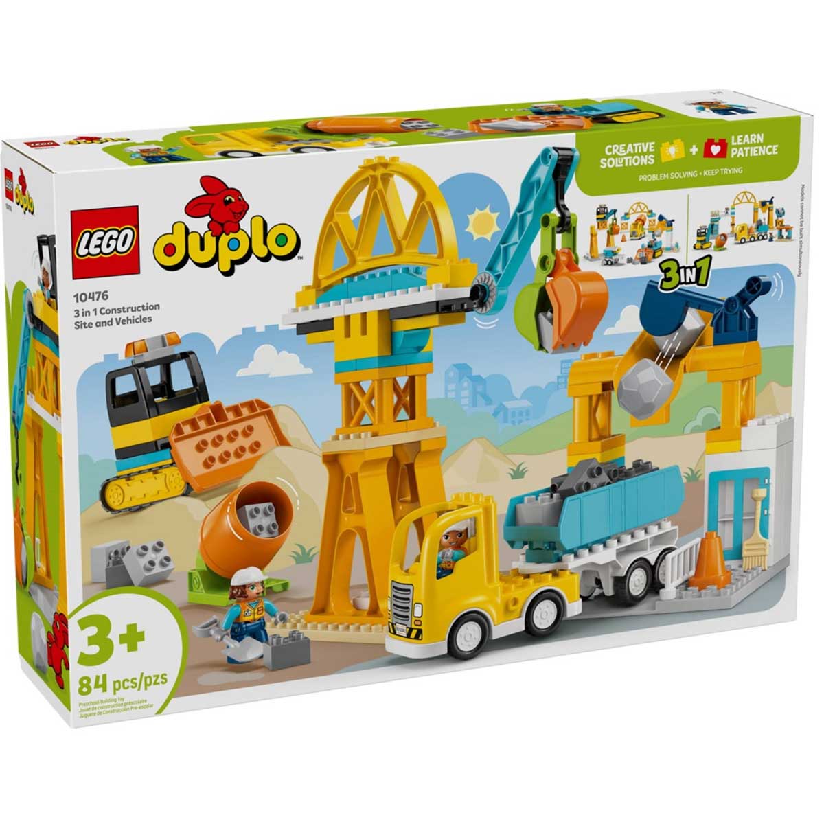 LEGO 10476 - LEGO DUPLO - 3 in 1 Construction Site and Vehicles